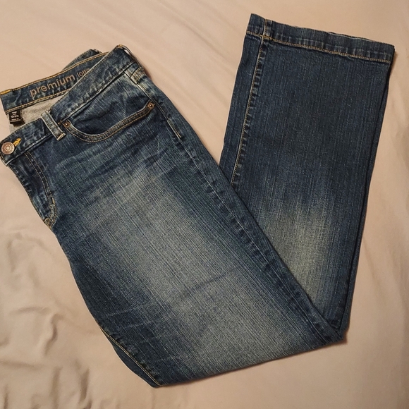 Retro 2013 Gap Premium Long And Lean Bootcut Medium Wash Women's Jeans Size 12 - Picture 1 of 6